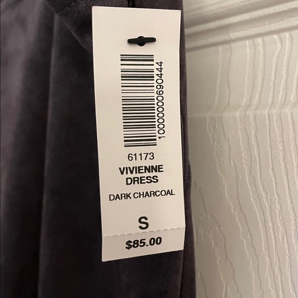 Wilfred Vivienne slip dress in dark charcoal size small - Picture 6 of 8